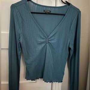 Wild fable cropped shirt